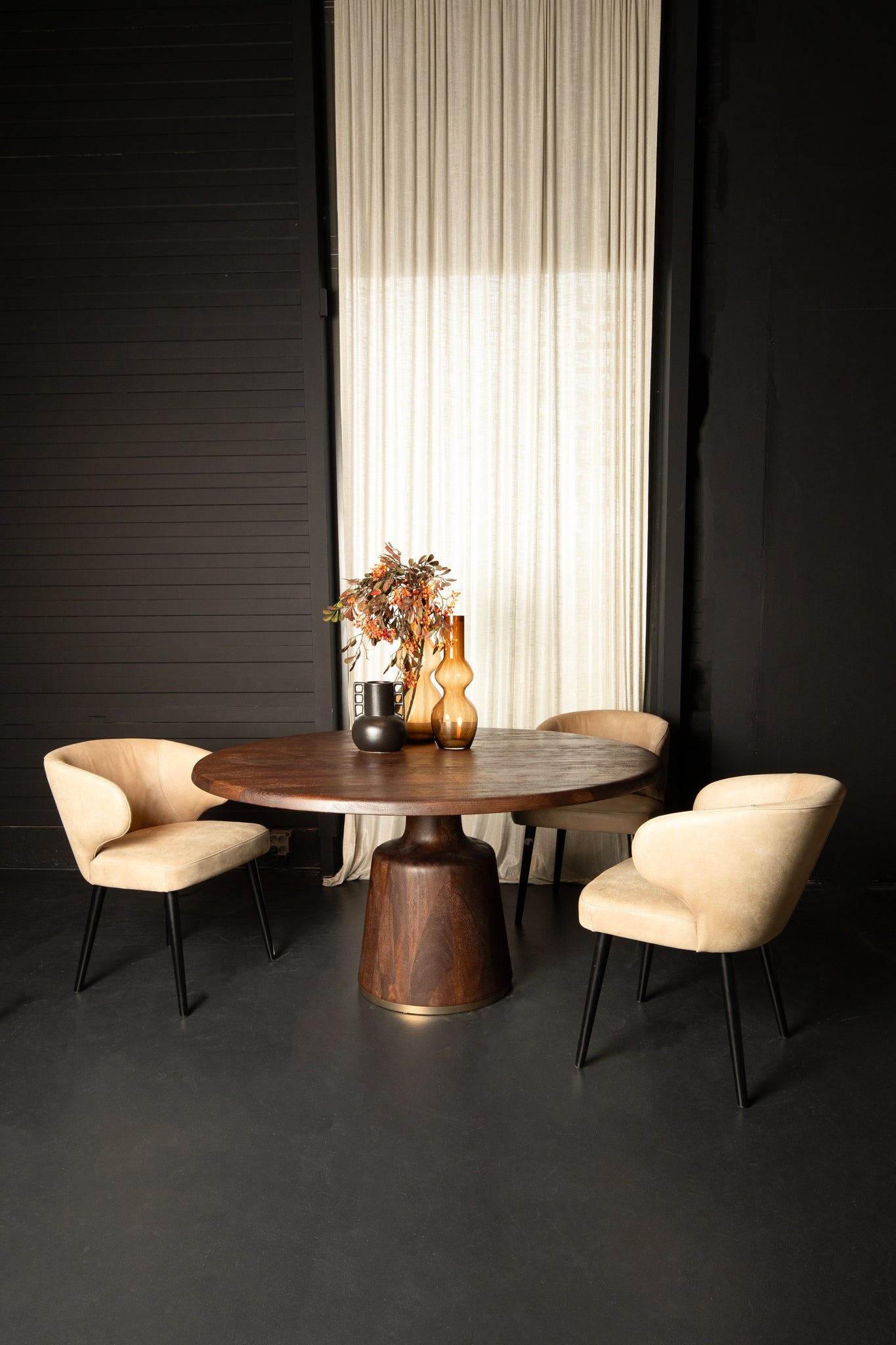 Arca Veas Table Brown-gold