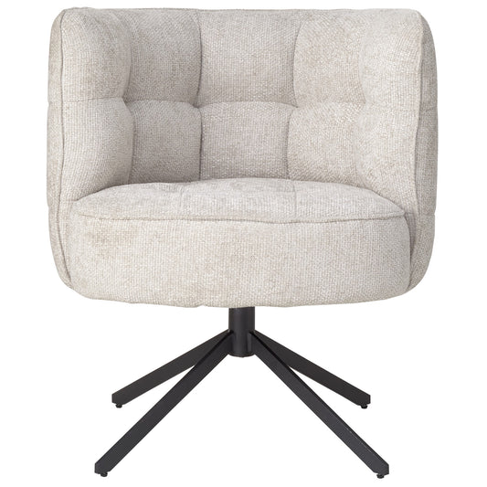 Odin Cream Dining Chair Legacy 15 Dove Black Leg