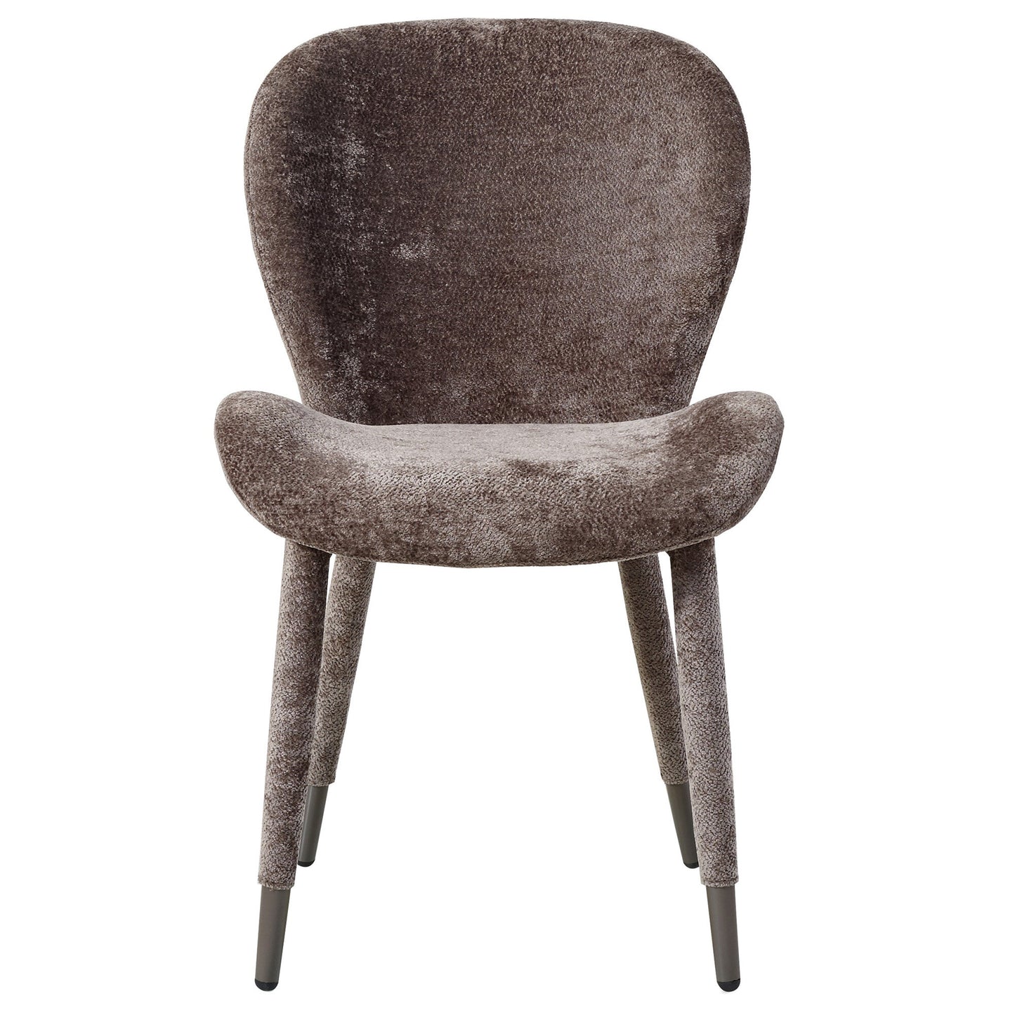 Thor Mocca Eetkamerstoel Set van 2 Aphrodite Stof 87x62x52 cm