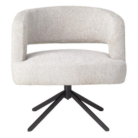 Baldr Crème Eetkamerstoel Legacy 15 Duifzwart Poot 76x74.4x72 cm