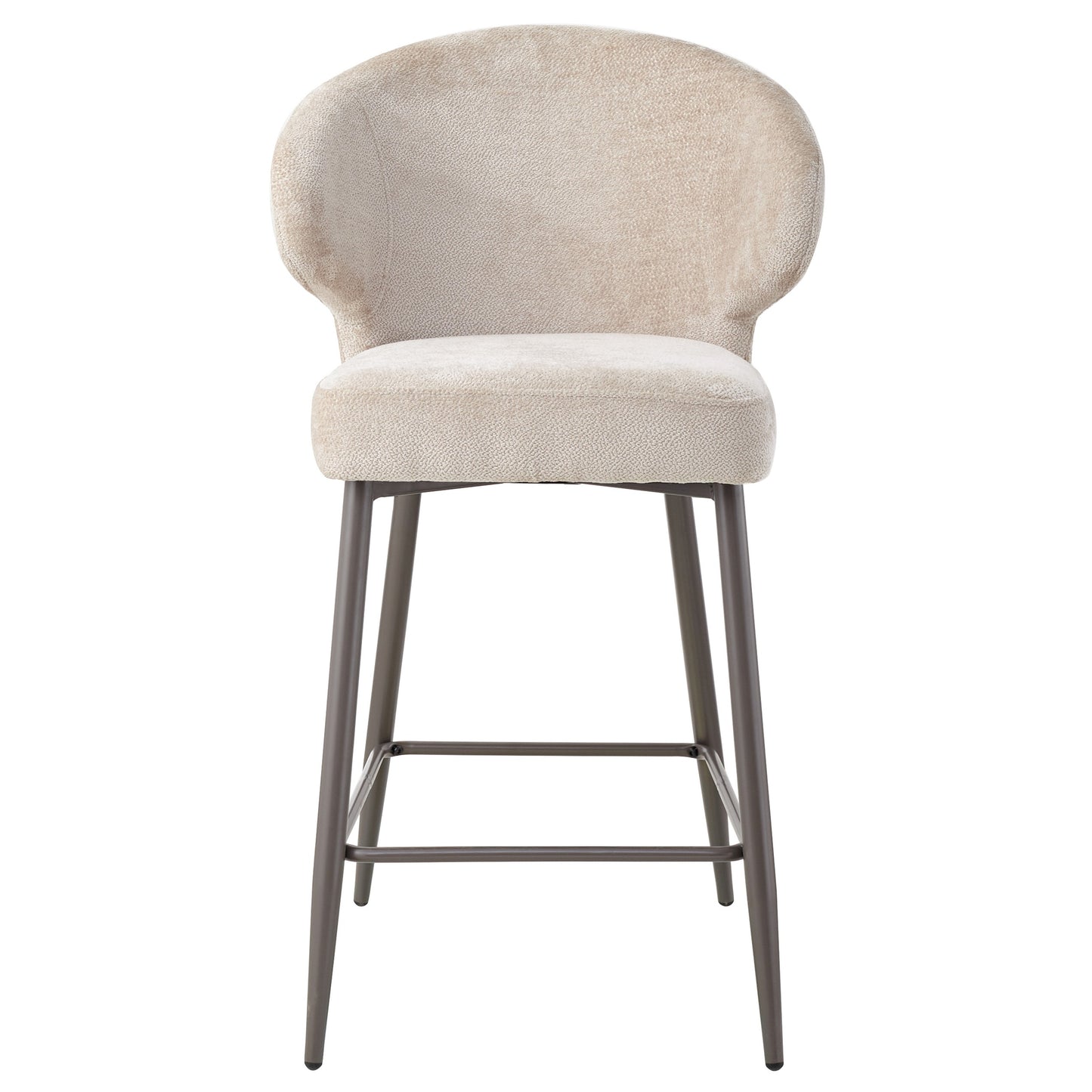 Ares Beige Bar Chair Aphrodite 3 Clay Leg (set of 2)