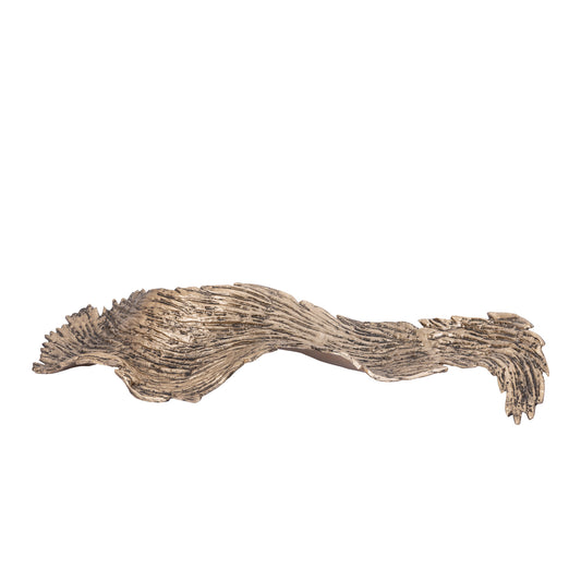 Aitana Gold Casted Alu Wavy Bowl Large