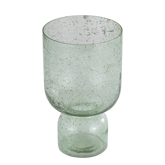 Laurynn Green Stone Look Glass Stormlight On Base