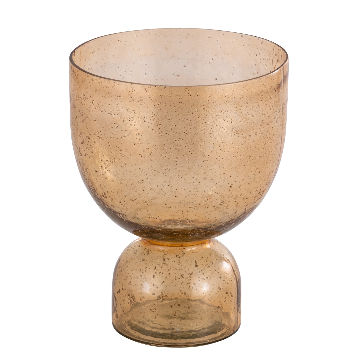 Laurynn Brown Stone Look Glass Stormlight On Base