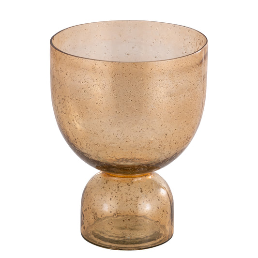 Laurynn Brown Stone Look Glass Stormlight On Base