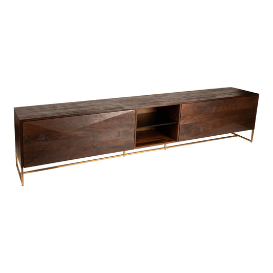 Onyx  TV Cabinet Brown/Gold