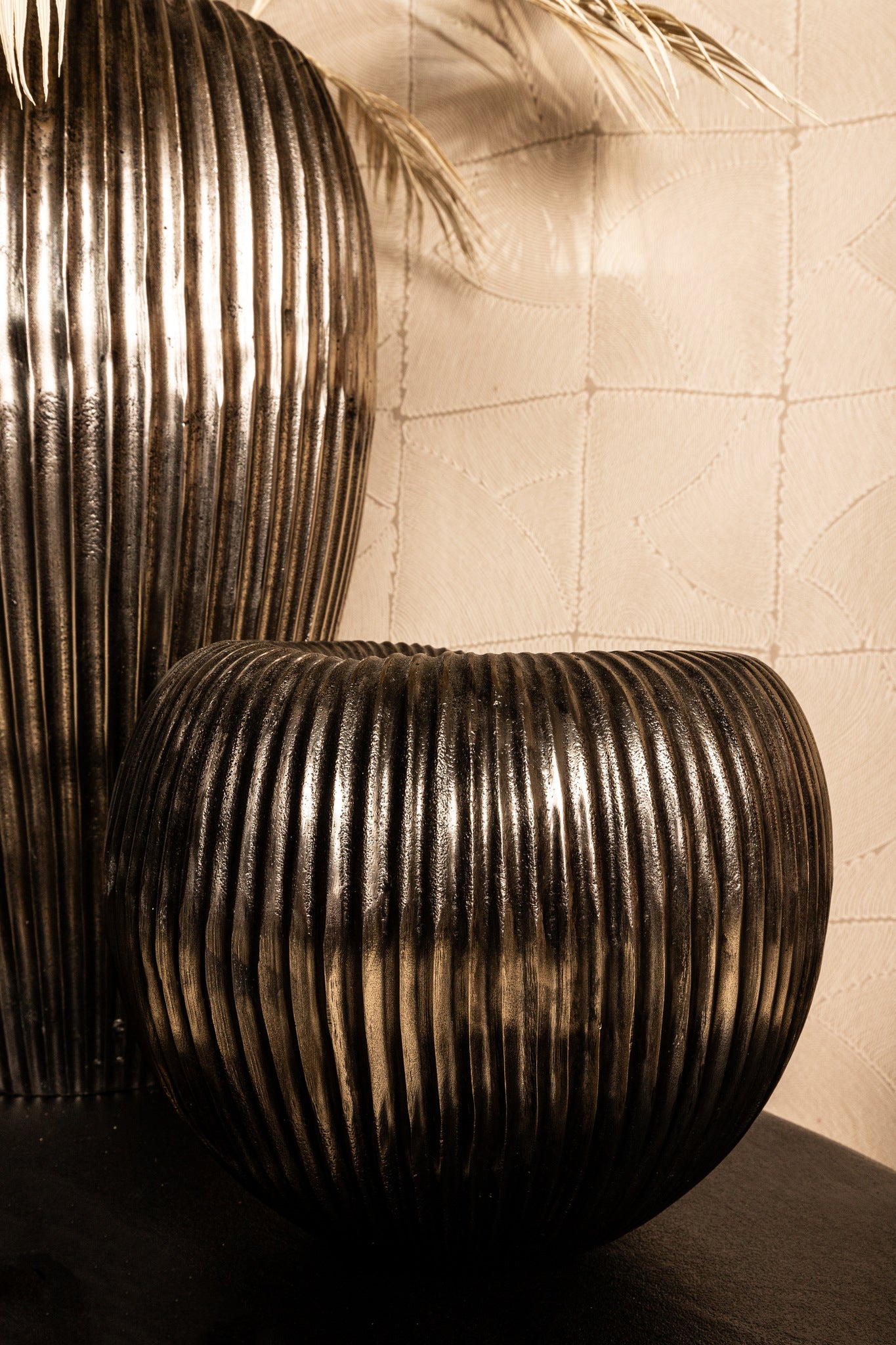 Russel Silver Alu Pot Low Ribbed Large