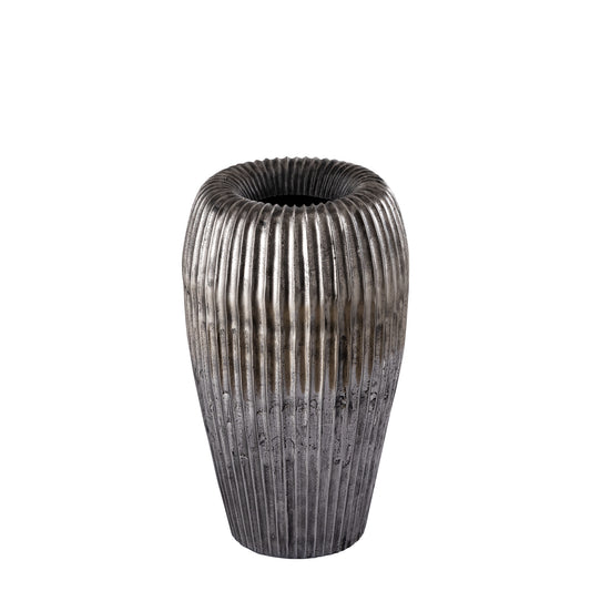 Russel Silver Alu Pot High Ribbed Small