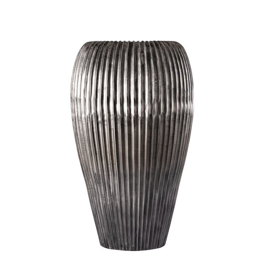 Russel Silver Alu Pot High Ribbed Large