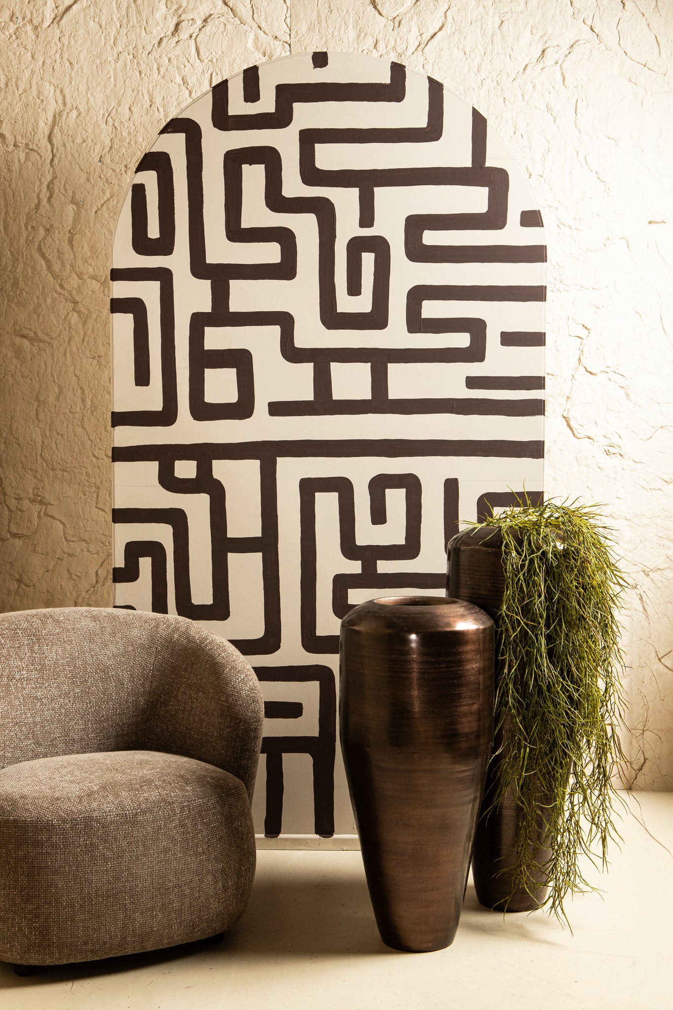 Micheal Copper Alu Sheet Pot High RoundL