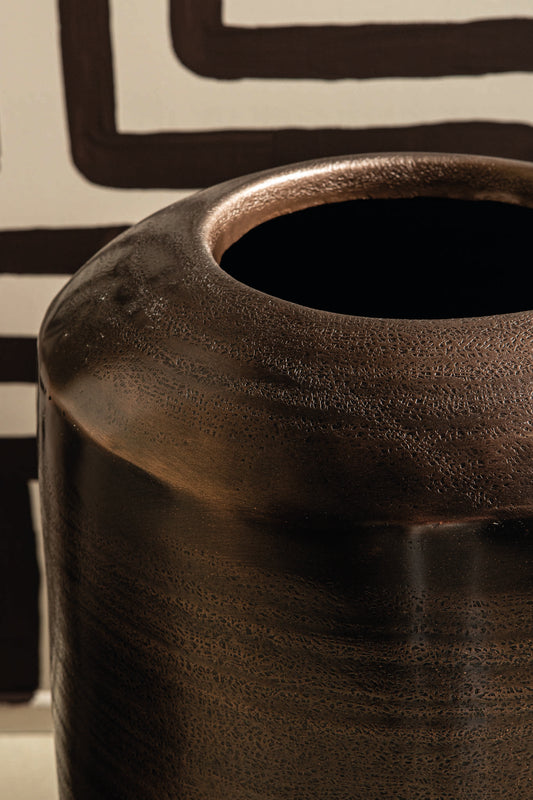 Micheal Copper Alu Sheet Pot High Round S