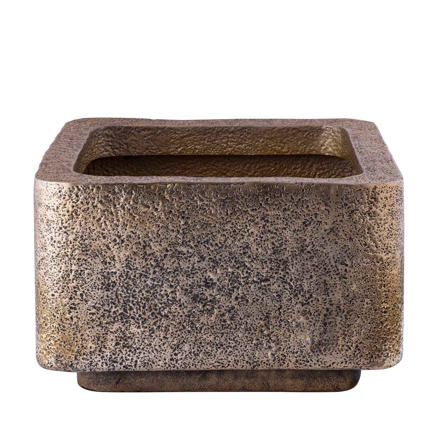 Indira Gold Alu Sheet Pot Low Square SV2