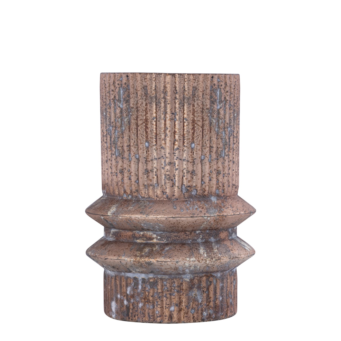 Koi Bronze Antique Stormlight Round Ribbed S