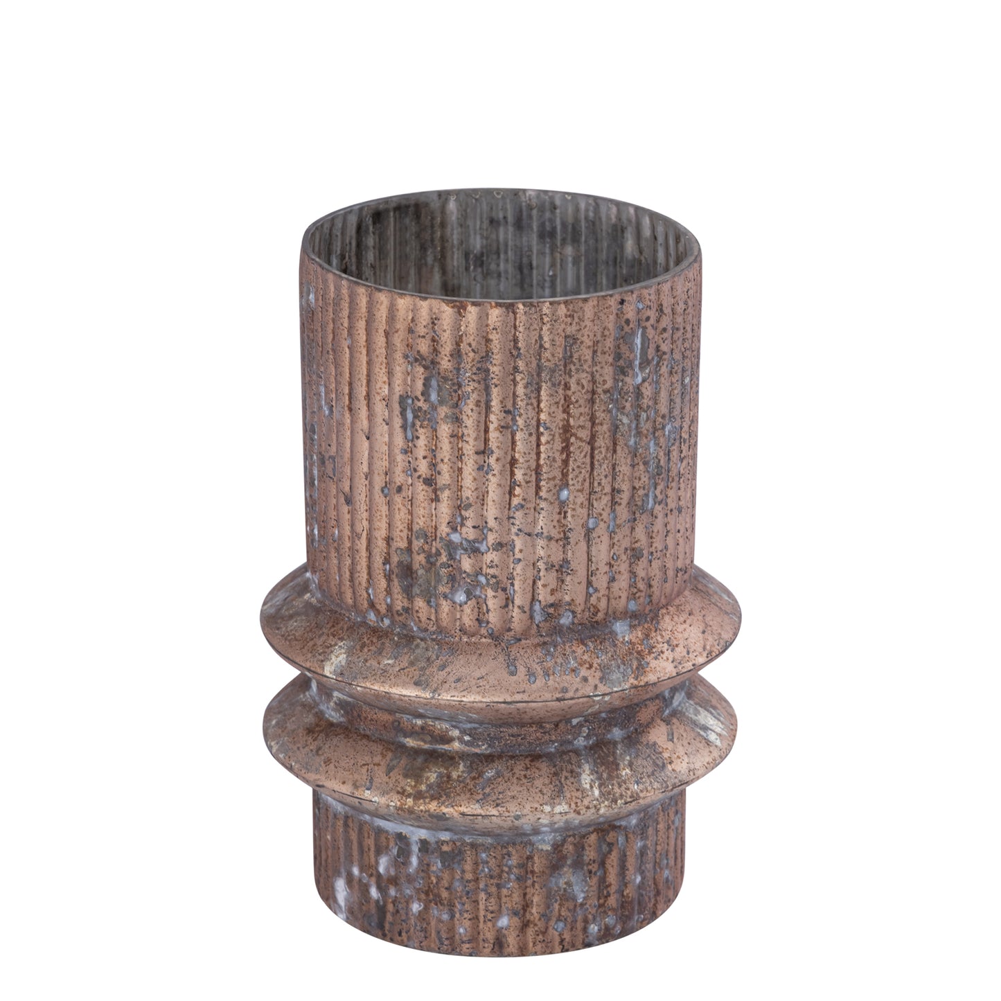 Koi Bronze Antique Stormlight Round Ribbed S