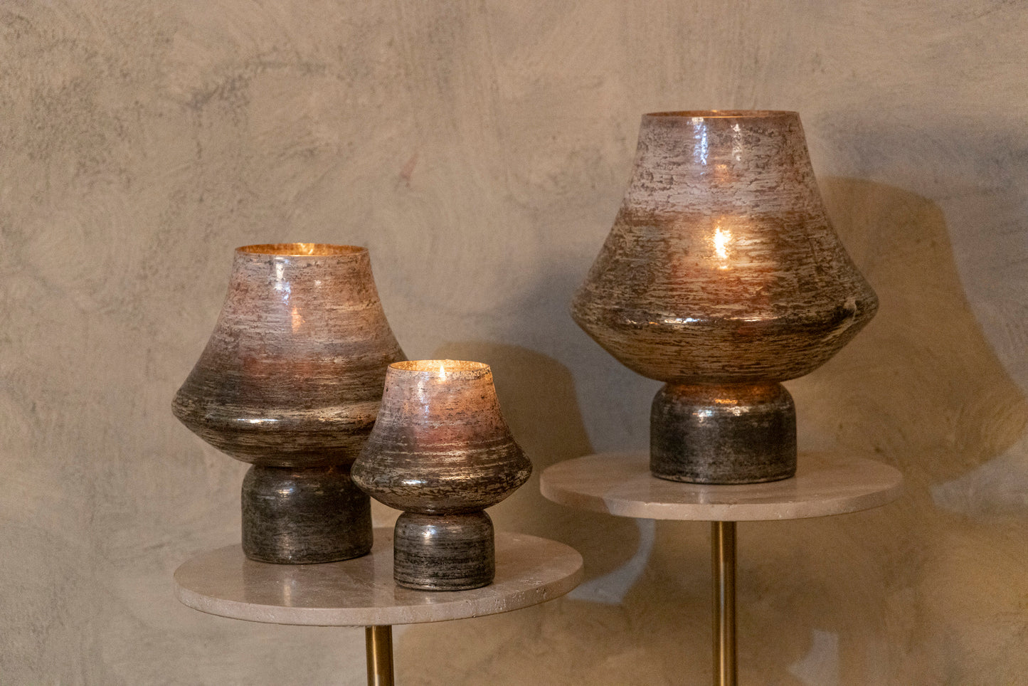 Soroosh Grey Glass Stormlight On Base M