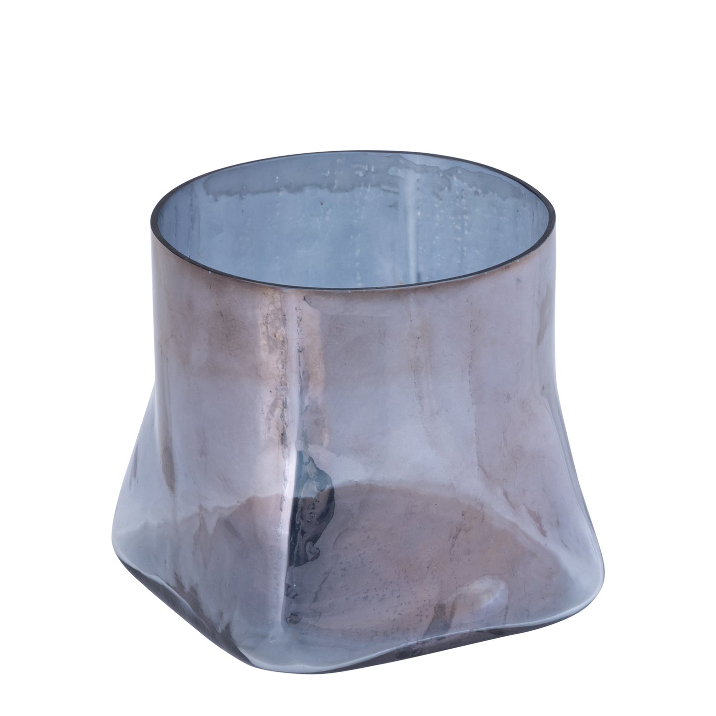 Deklin Grey Glass Stormlight Square To Round Top S