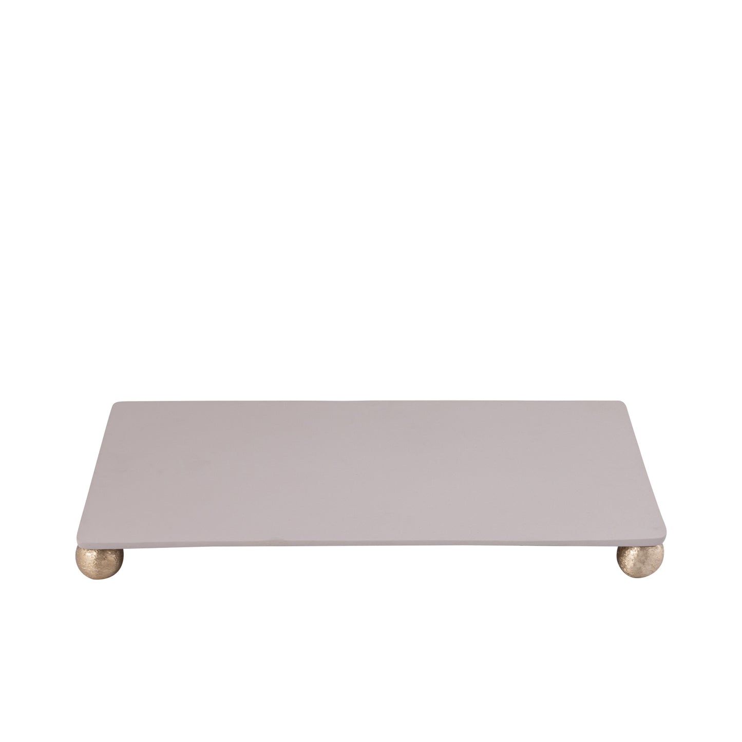 Uchizi Cream Casted Alu Rectangle Plate M