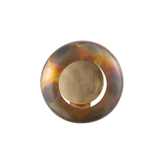 Prestyn Copper Iron Round Wall Stormlight S