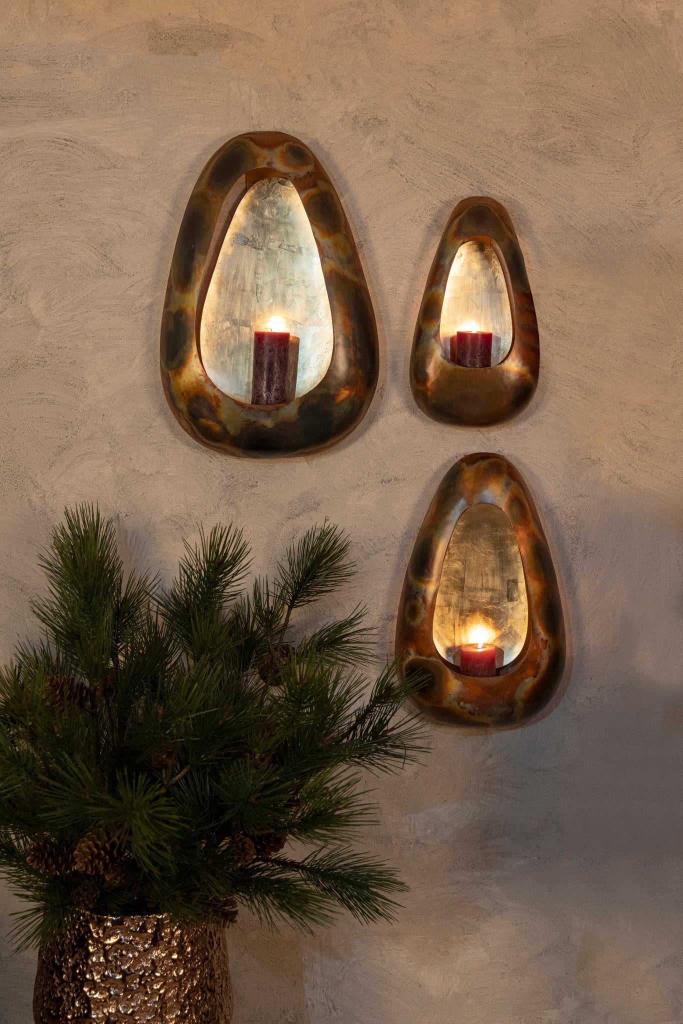 Magni Copper Iron Oval Wall Stormlight L