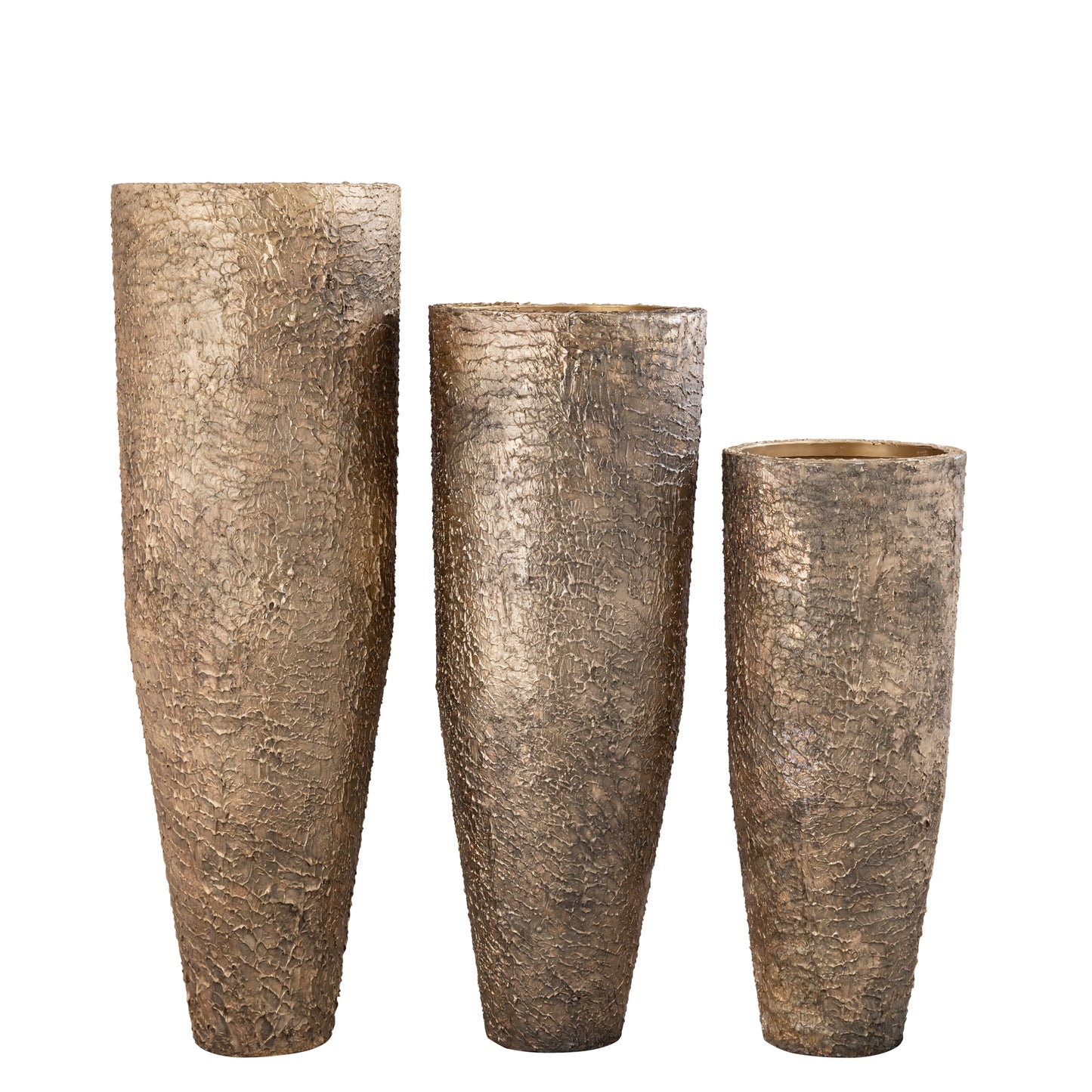 Simona Gold Antique Iron Pot High L