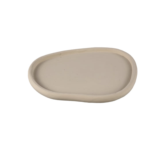 Tammy Taupe Cement Organic Plate L