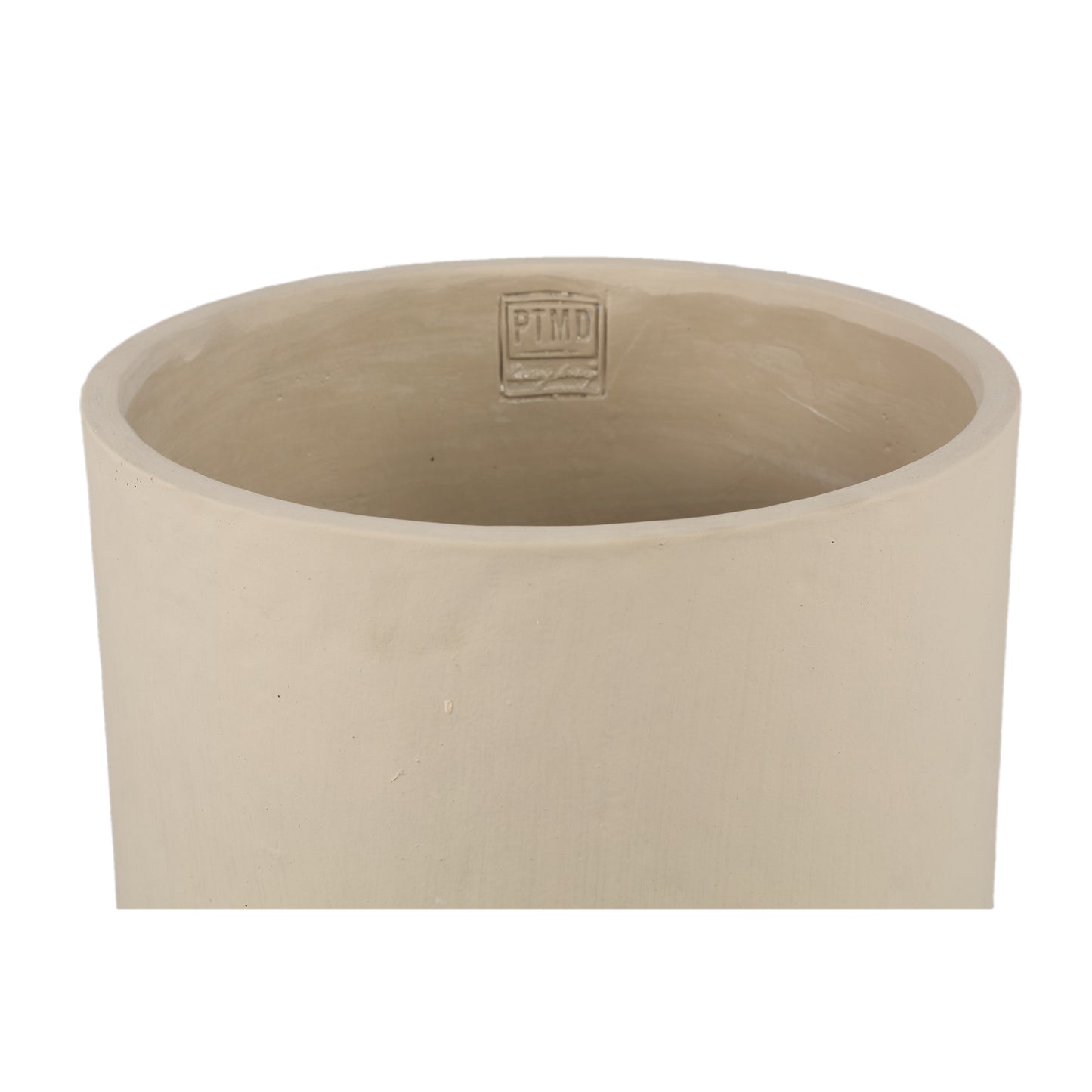 Vik Taupe Cement Cylinder Pot Round Matt XL