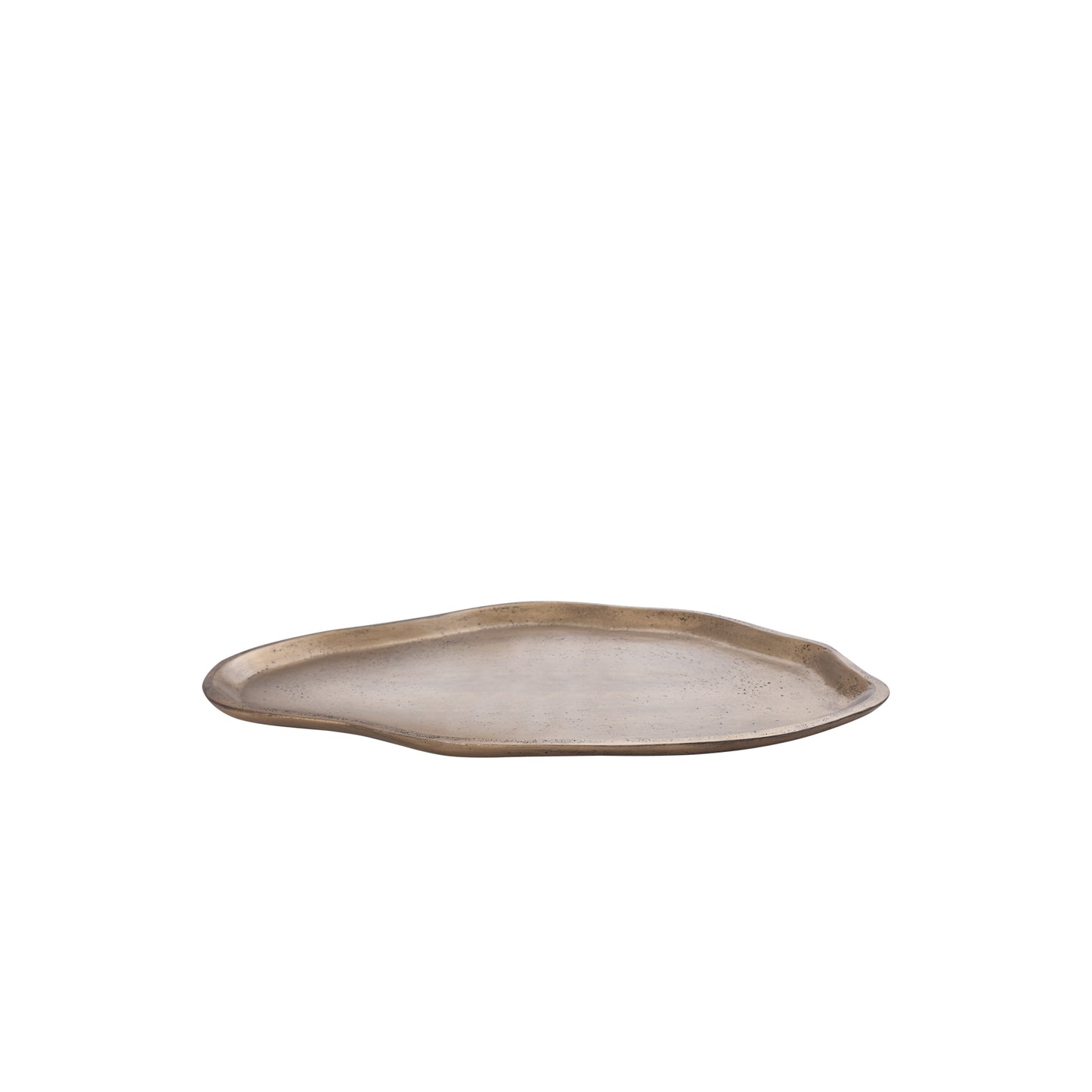 Louiza Brass Casted Alu Organic Shape Plate S