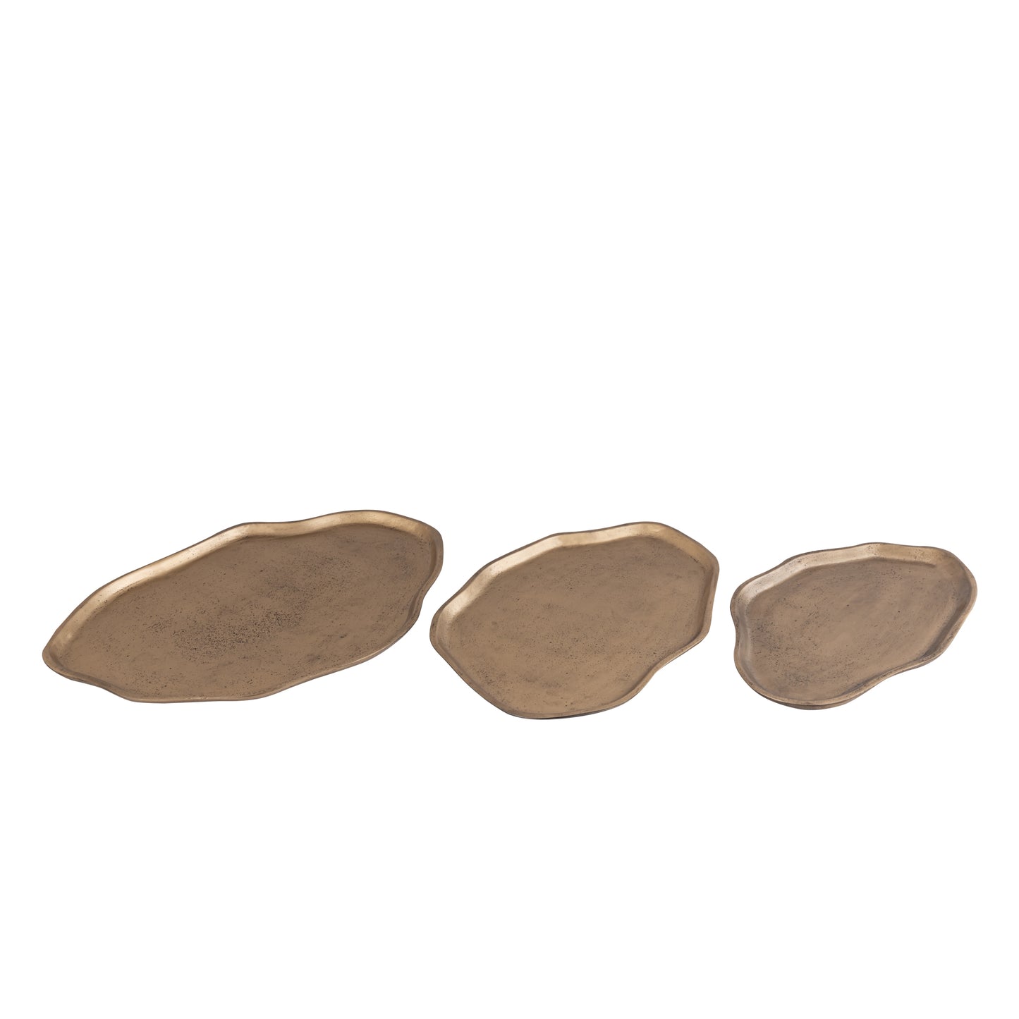 Louiza Brass Casted Alu Organic Shape Plate S