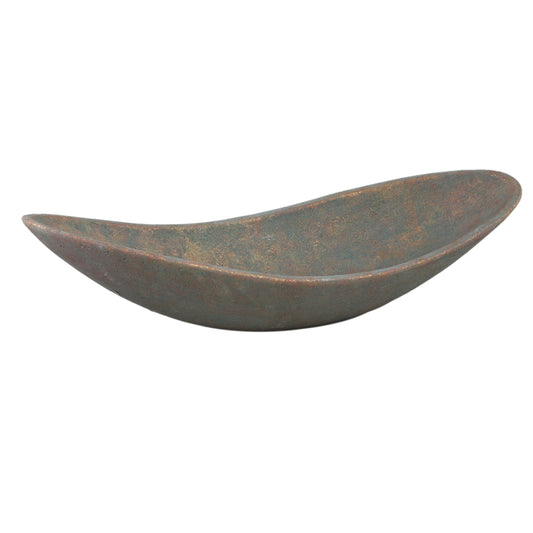 Dawer Grey Cement Bowl Organic Shape L