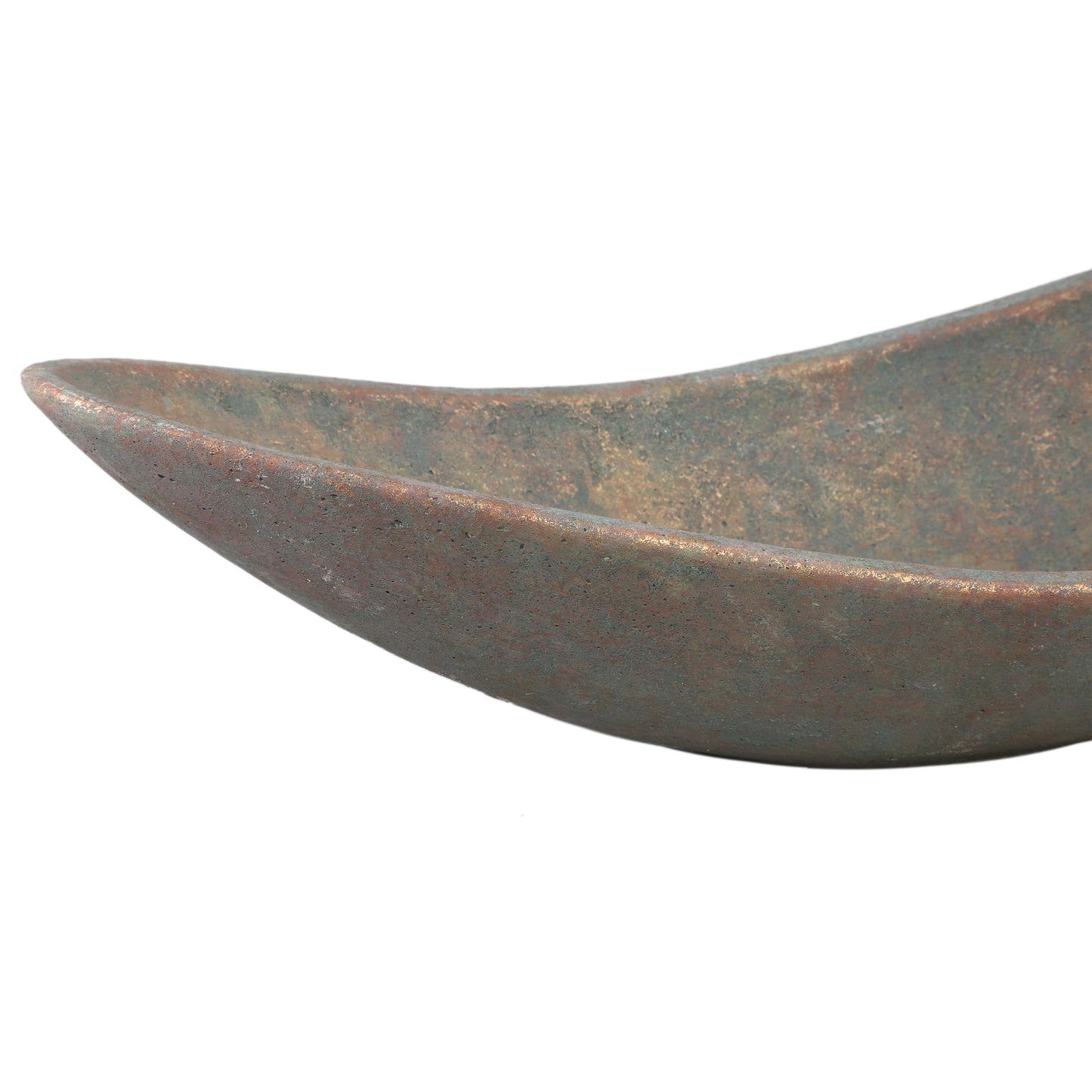 Dawer Grey Cement Bowl Organic Shape L
