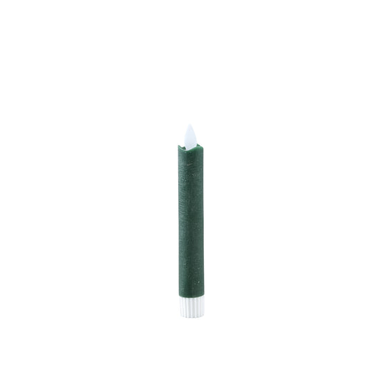 LED Dinerkaars Rustiek Groen Moveflame Set van 2 Stuks Short - 6 Sets 15x2x2 cm
