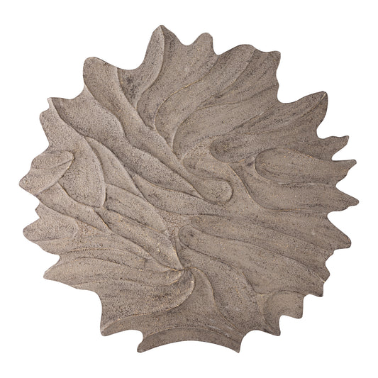 Ceanna Brown MDF Wall Panel Wavy Round L