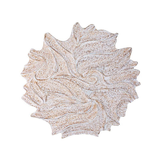 Ceanna Crème MDF Wandpaneel Golvend Rond S 90x90x2.5 cm