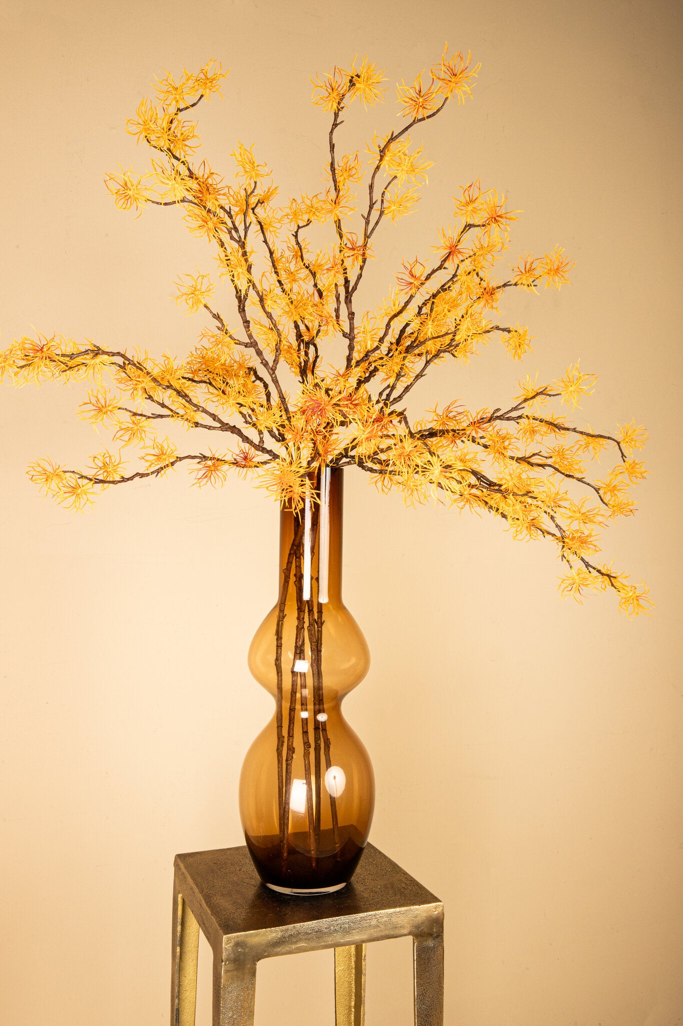 Twig Plant Gele Hamamelis Spray Set van 6 Stuks 110x60x55 cm