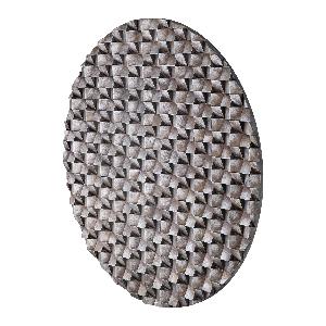 Zoaya Bronzen MDF Wandpaneel 3D Kubussen Rond 120x120x3.5 cm