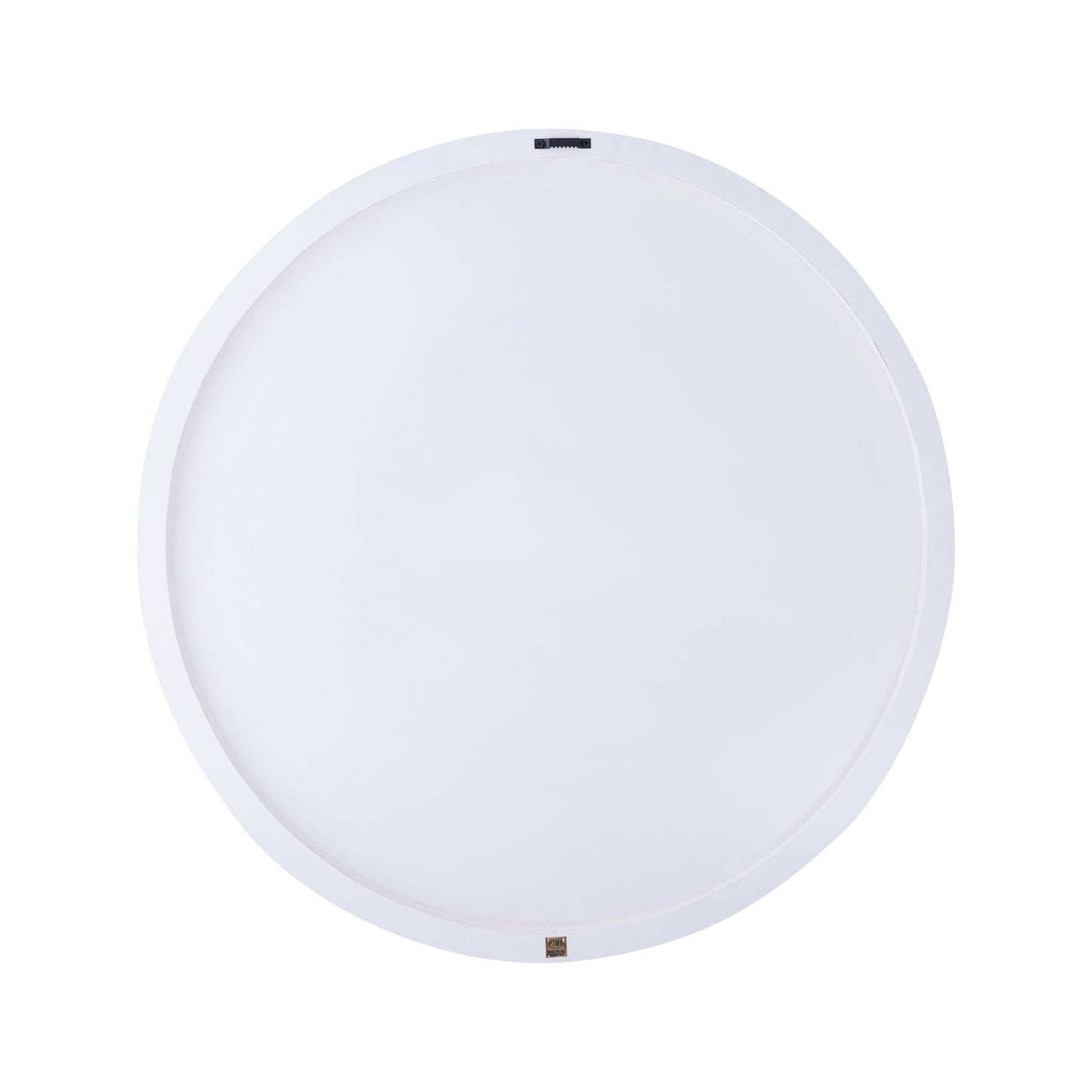 Wiktor White MDF Round Wallpanel Swirl Carved S