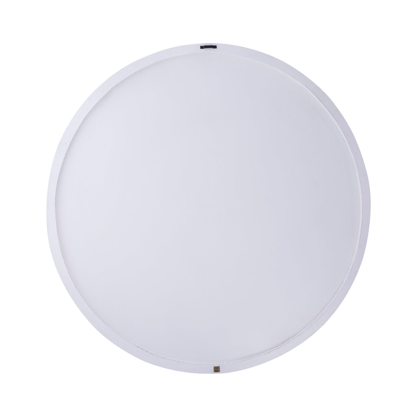 Wiktor White MDF Round Wallpanel Swirl Carved M