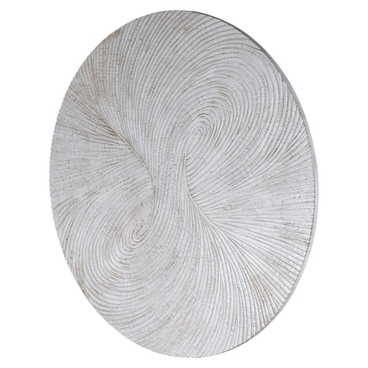 Wiktor Wit MDF Rond Wandpaneel Swirl Gesneden L 180x180x3.5 cm