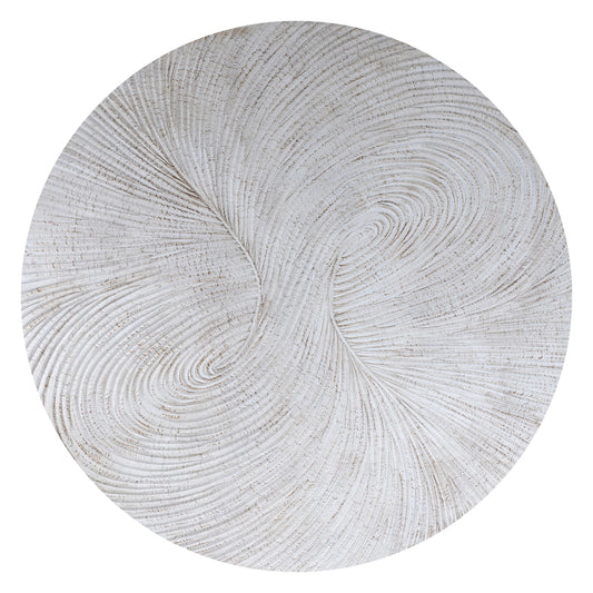 Wiktor Wit MDF Rond Wandpaneel Swirl Gesneden L 180x180x3.5 cm