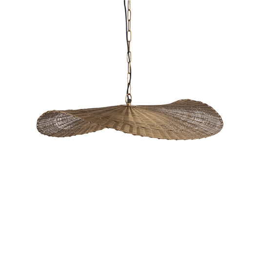Shauney Gouden Ijzeren Golvende Hanglamp Rond S 20x70x53 cm