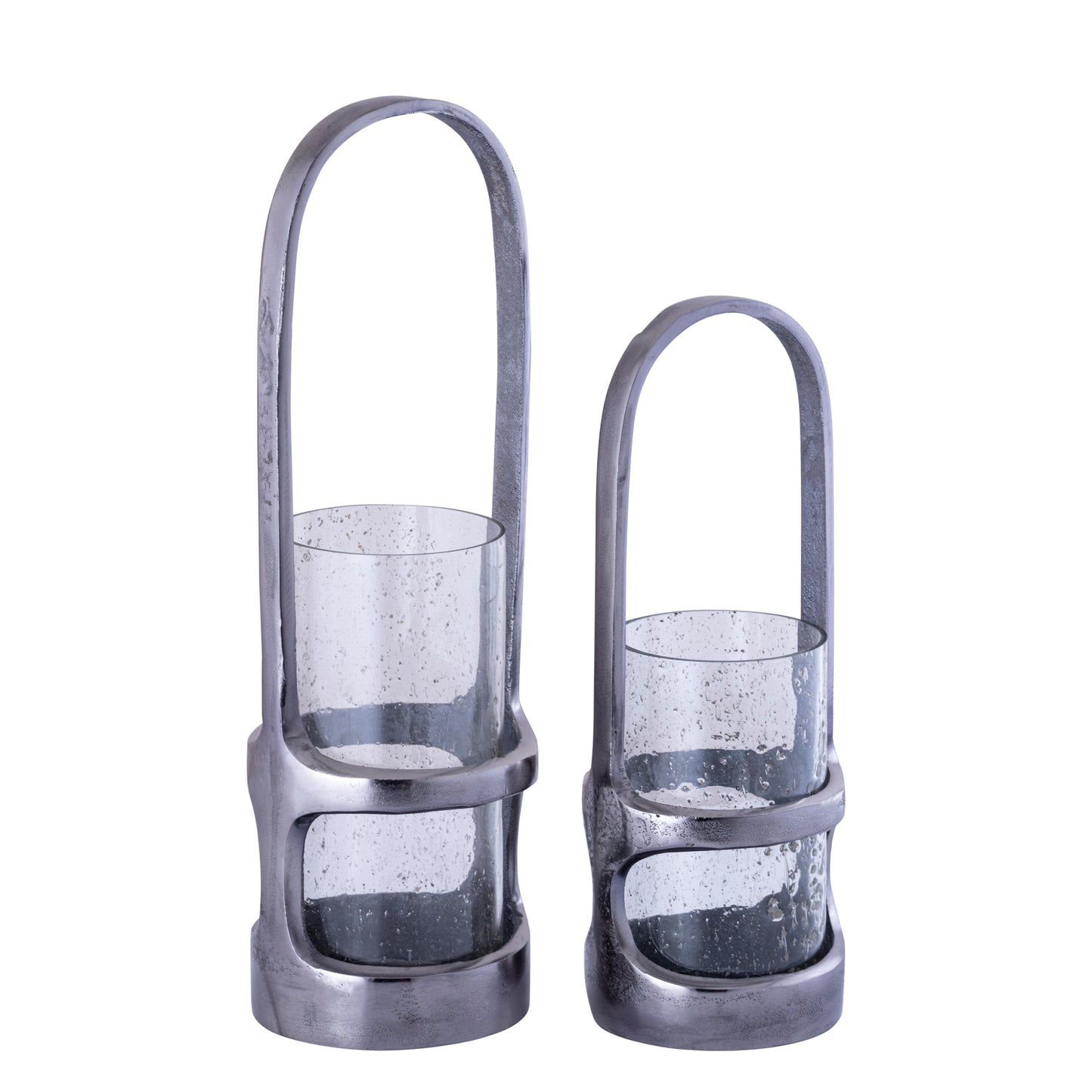 Rahana Zwarte Gegoten Aluminium Lantaarn Hoog S 40x14x14 cm