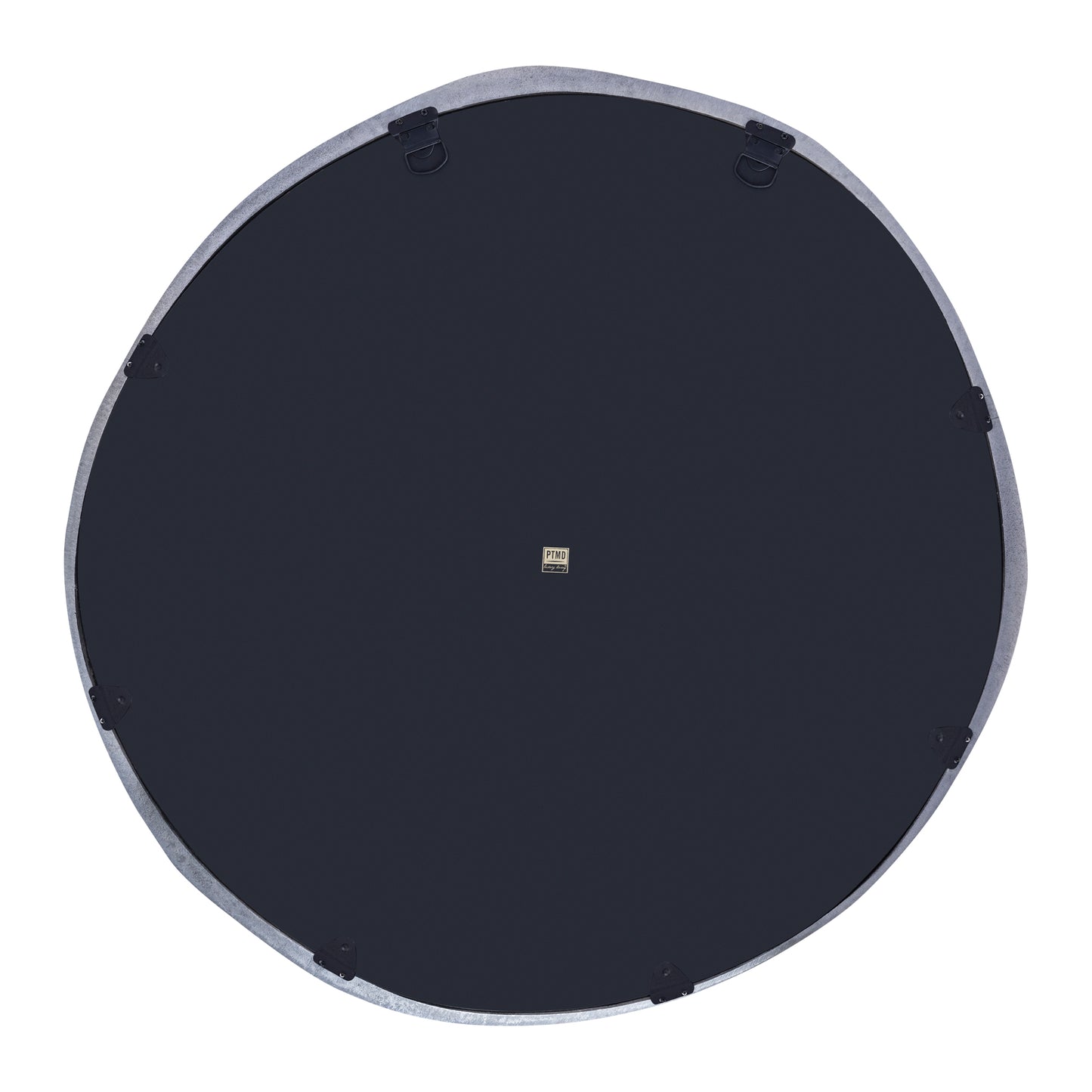 Limera Nickel Alu Round Mirror Irregular Border L