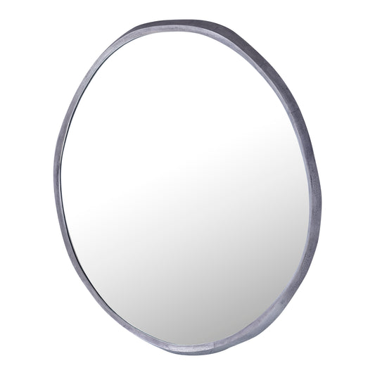 Limera Nickel Aluminium Ronde Spiegel Met Onregelmatige Rand L 115x115x2 cm