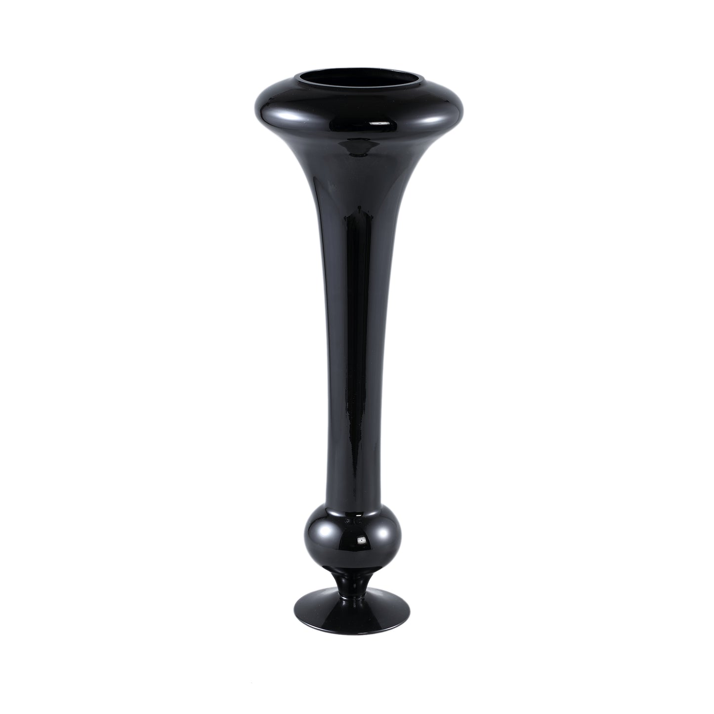 Keighla Black Shaped Glass Vase S