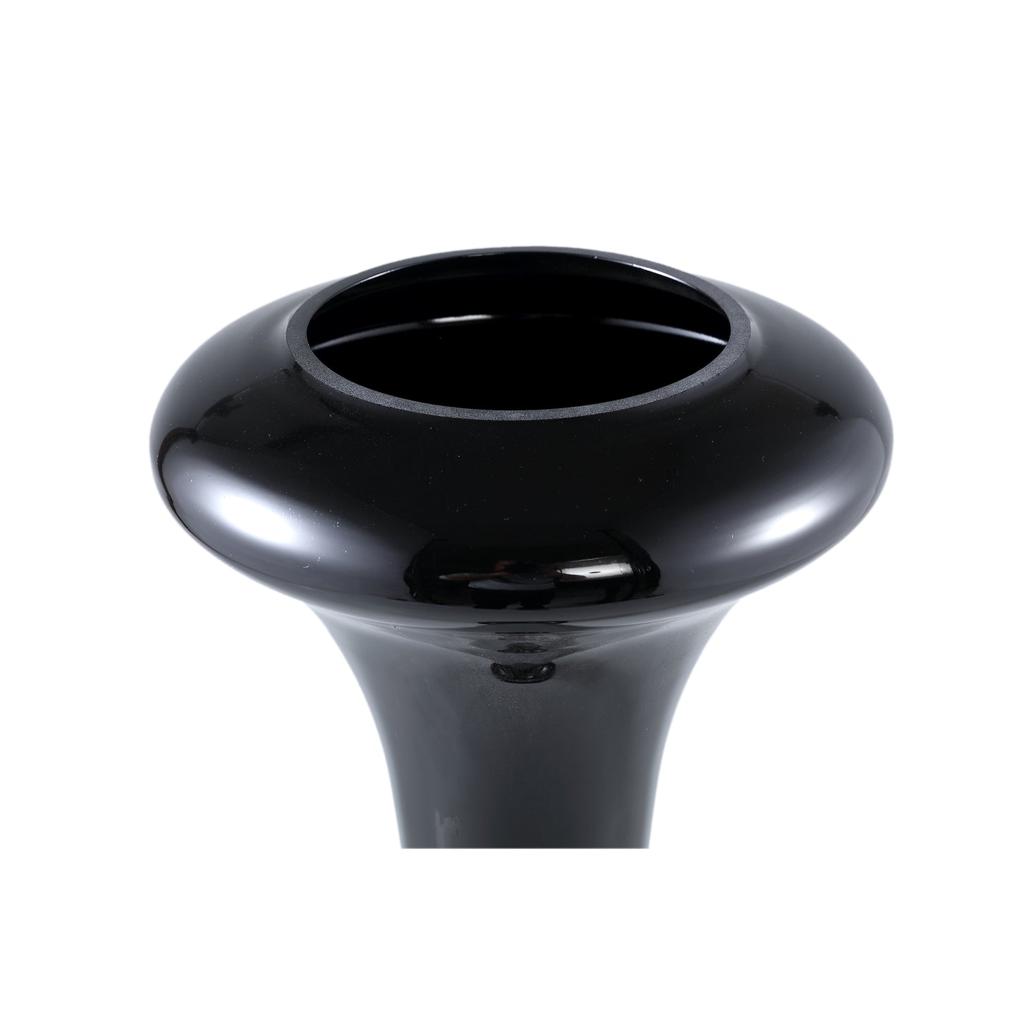Keighla Black Shaped Glass Vase L