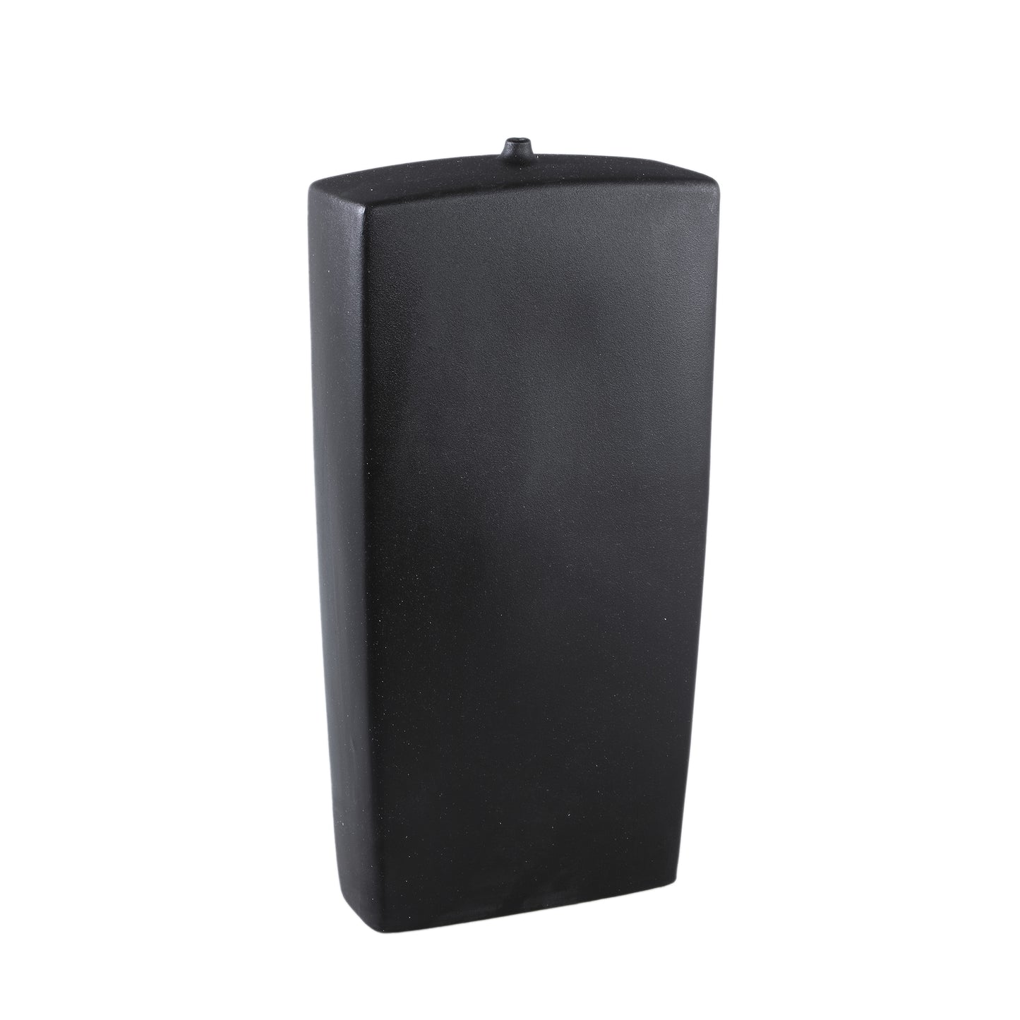 Janettee Black Rectangle Shaped Ceramic Bottle L