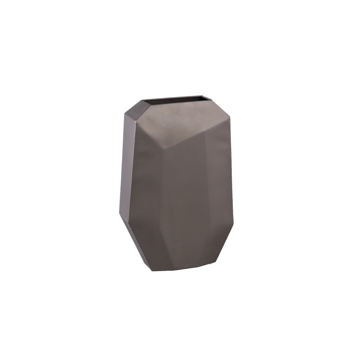 Shafi Brown Angular Iron Pot Small