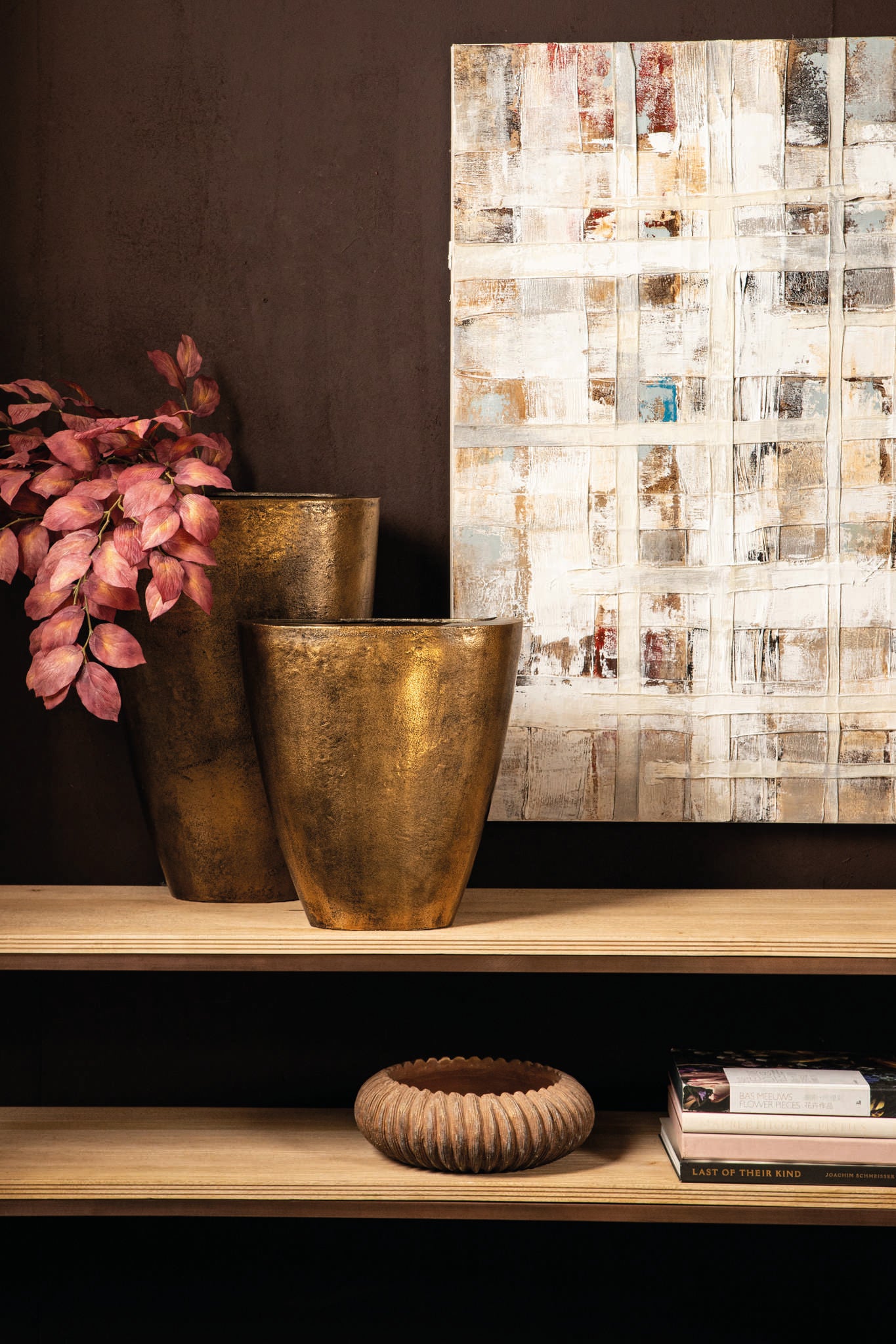 Qasem Brass Oval Casted Alu Pot Low