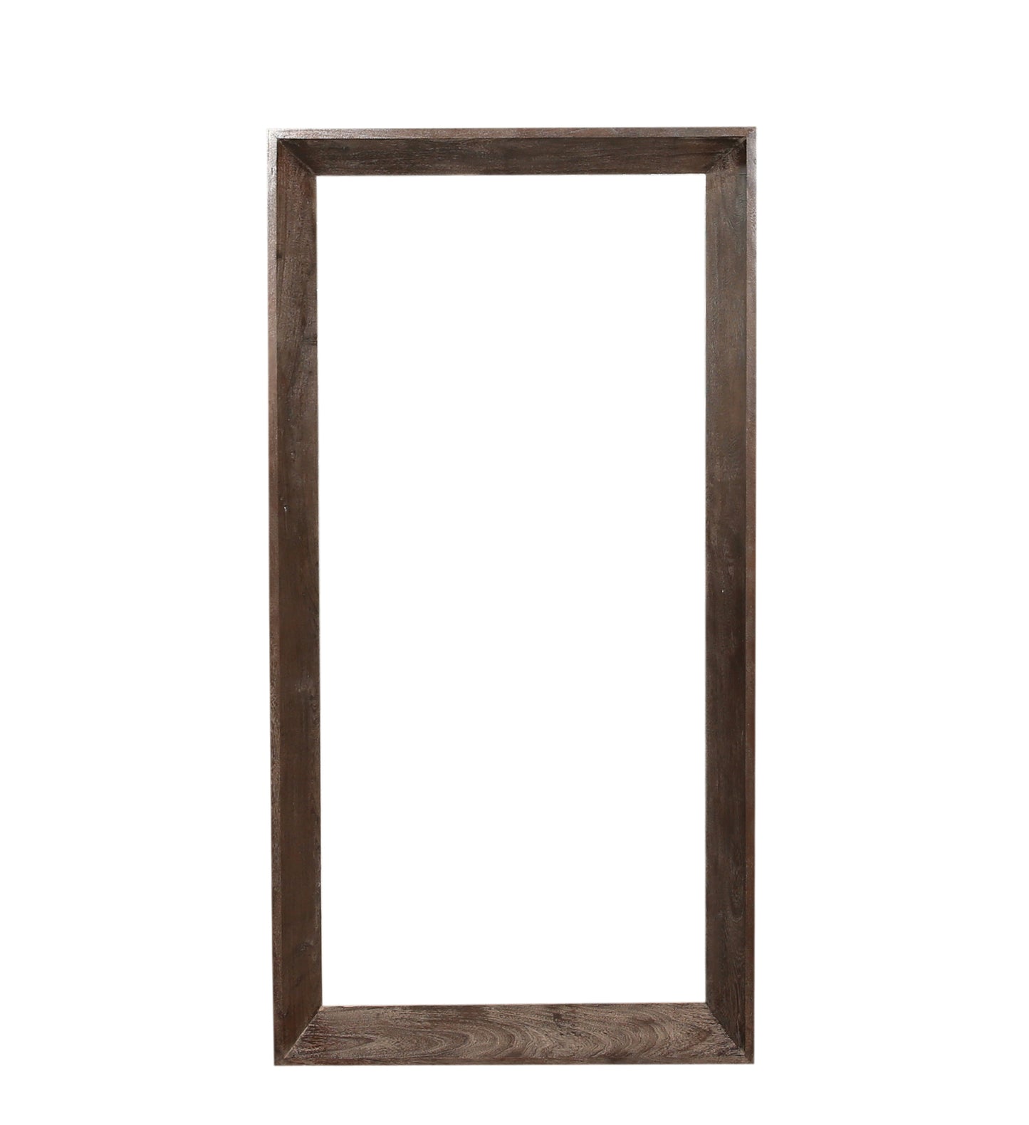 Kyro Brown Acacia Wood Rectangle Mirror Large