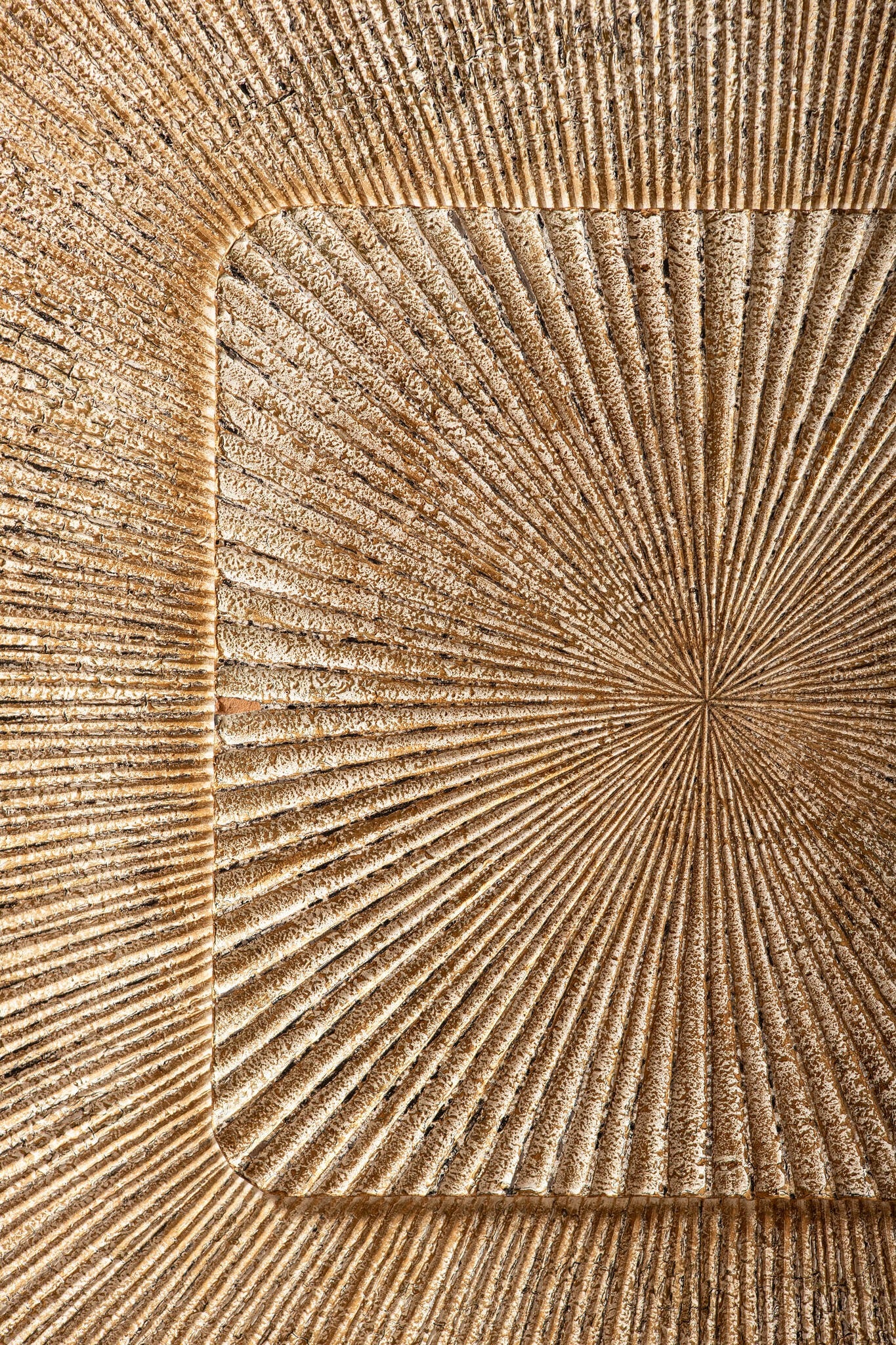 Dishita Cream Square Mdf  Wall Panel Ribbed Large